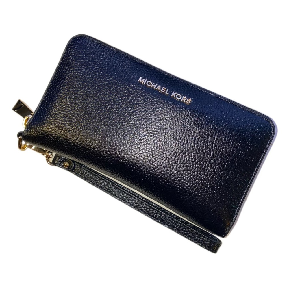 MK Leather travel Continental Wallet